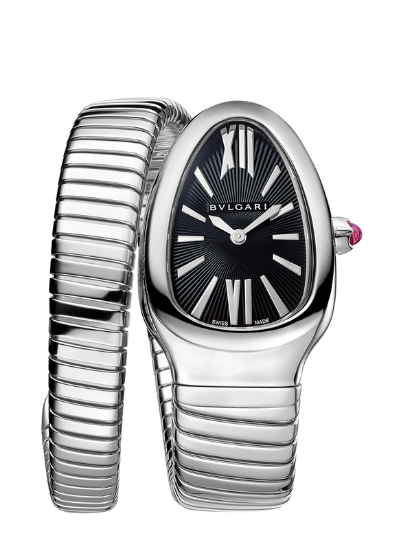 BVLGARI SERPENTI TUBOGAS BLACK OPALINE DIAL